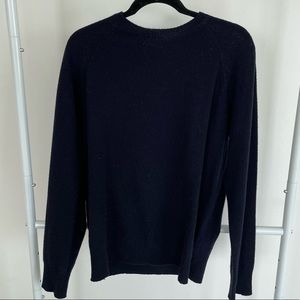 JCREW navy wool sweater